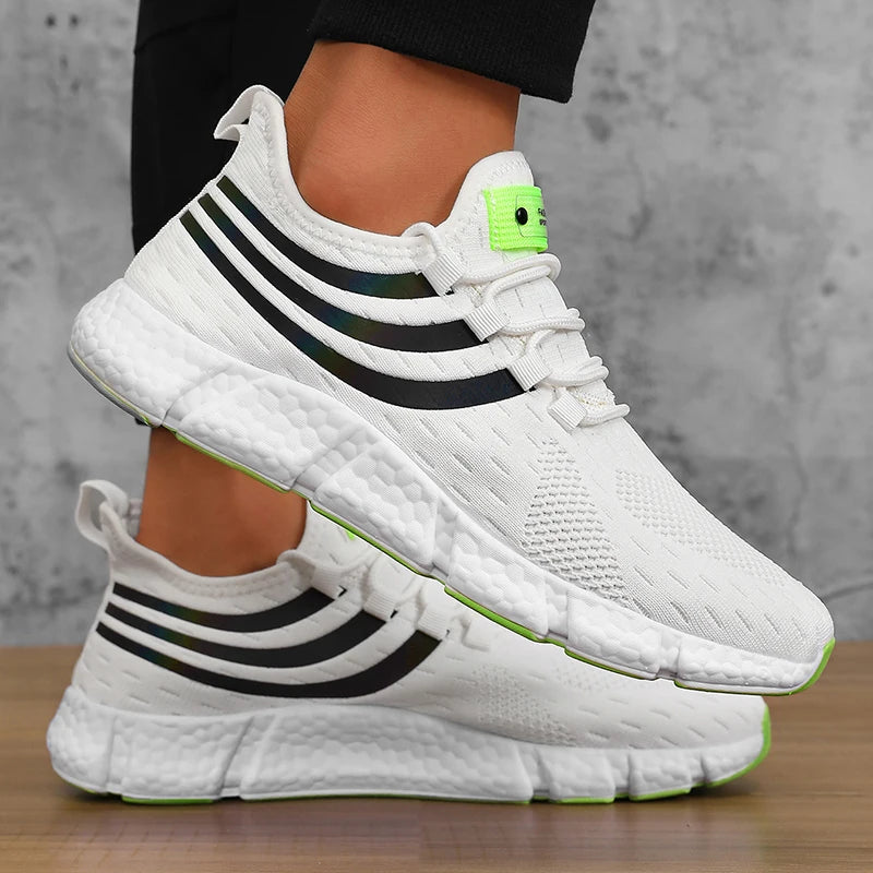 Women Sneakers Comfortable Breathable Platform Shoes Fashion Lace Up for Women Outdoor Running Shoes