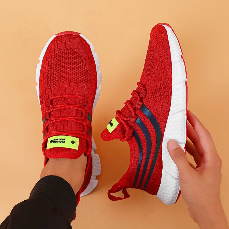 Women Sneakers Comfortable Breathable Platform Shoes Fashion Lace Up for Women Outdoor Running Shoes
