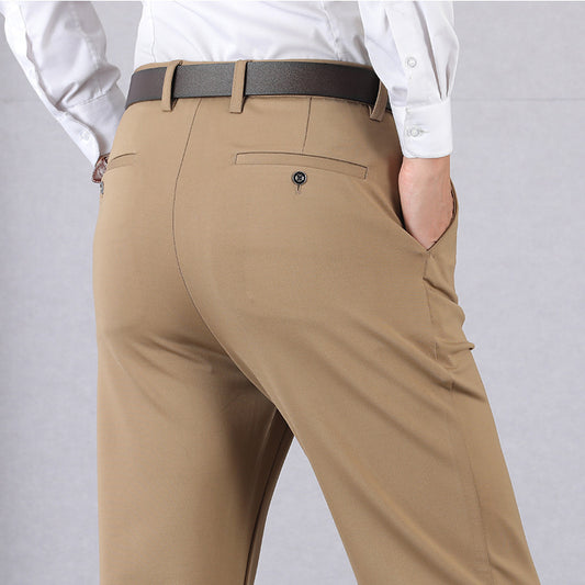 Premium formal Mens Classic Pants High Stretch