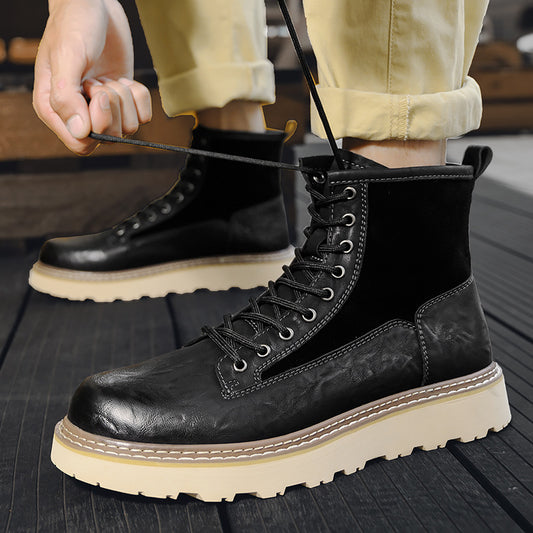 Trend Men's High-top British DR. Martin Style Boots