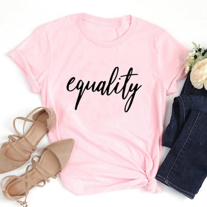 Equality Women Tshirt Black Lives Matter T-shirt