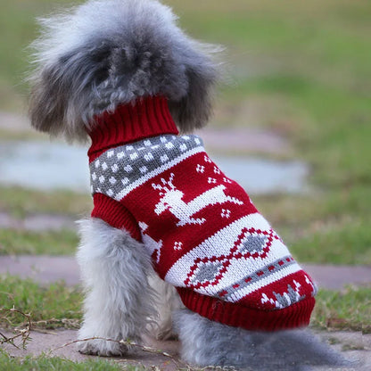 Warm Clothes for Small Medium Dogs or Knitted Cat  Pet Sweater Clothing Costume Coat Winter