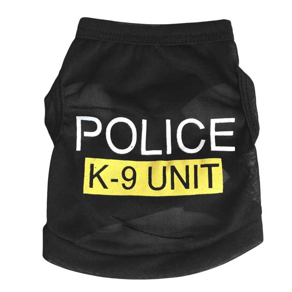 POLICE K-9 UNIT VEST IN VARIANT COLOR FOR PETS