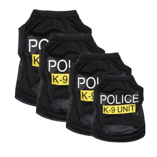 POLICE K-9 UNIT VEST IN VARIANT COLOR FOR PETS