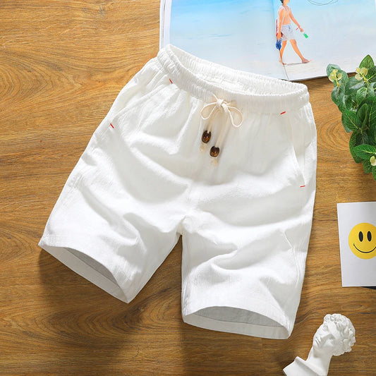 Brand men's summer fashion solid color casual shorts Bermuda