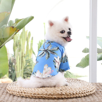 PET'S Small and medium-sized beach shirt for spring and summer season