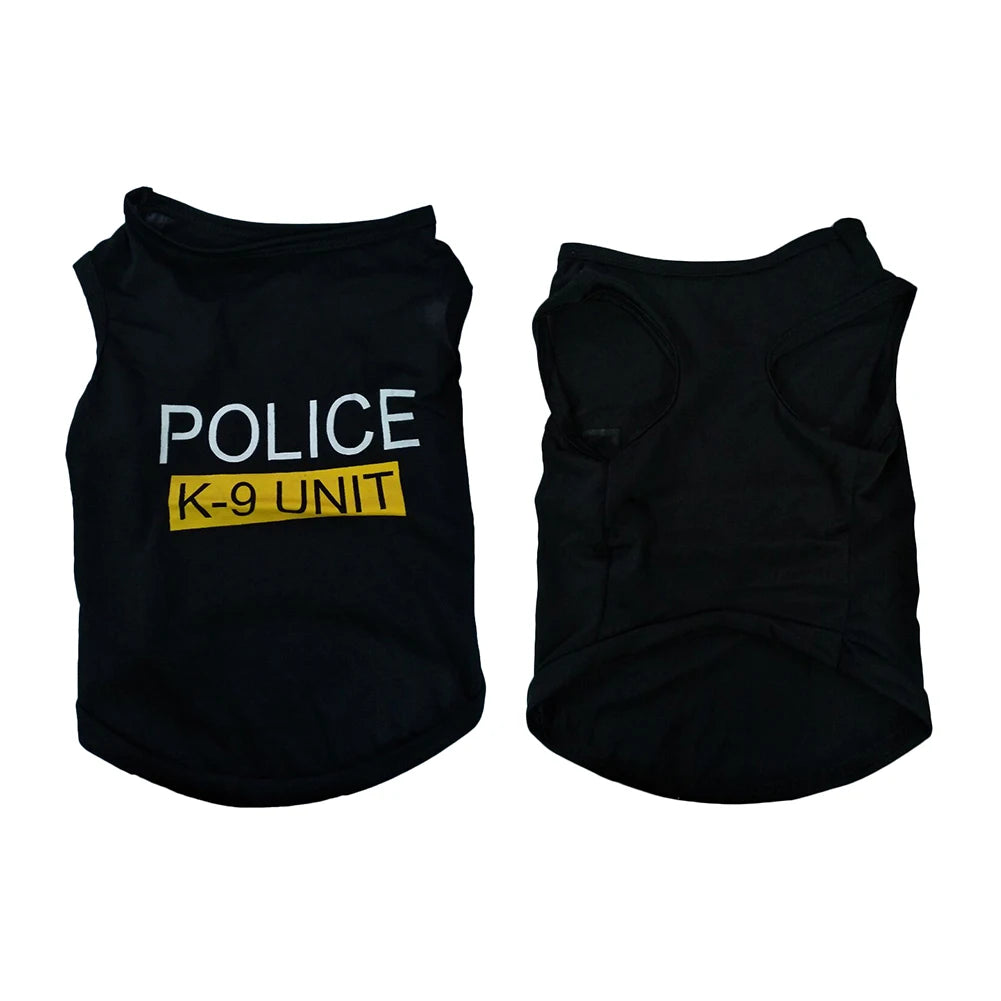 POLICE K-9 UNIT VEST IN VARIANT COLOR FOR PETS