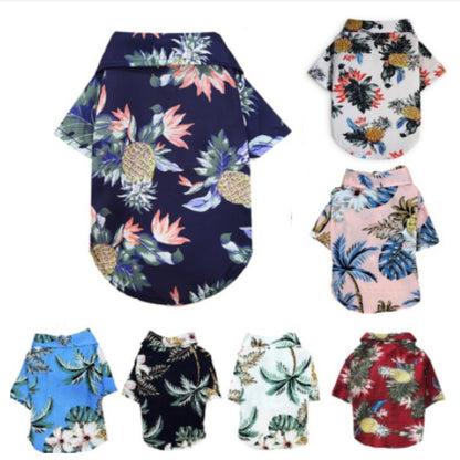 PET'S Small and medium-sized beach shirt for spring and summer season