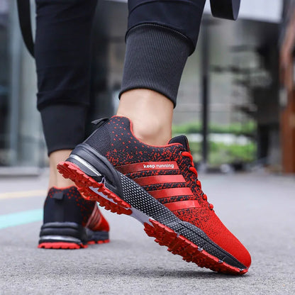 Men's Flats Fashion Casual Sneakers Walking Shoes Breathable Fitness Running Shoes