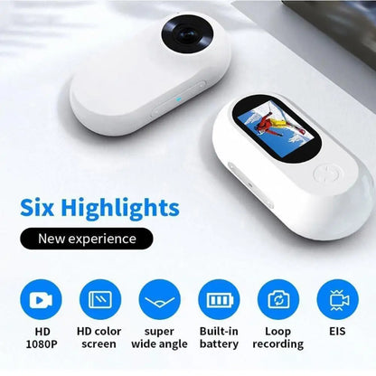 Wireless PET'S Collar Camera No WiFi Needed Mini Body Cam HD 1080P