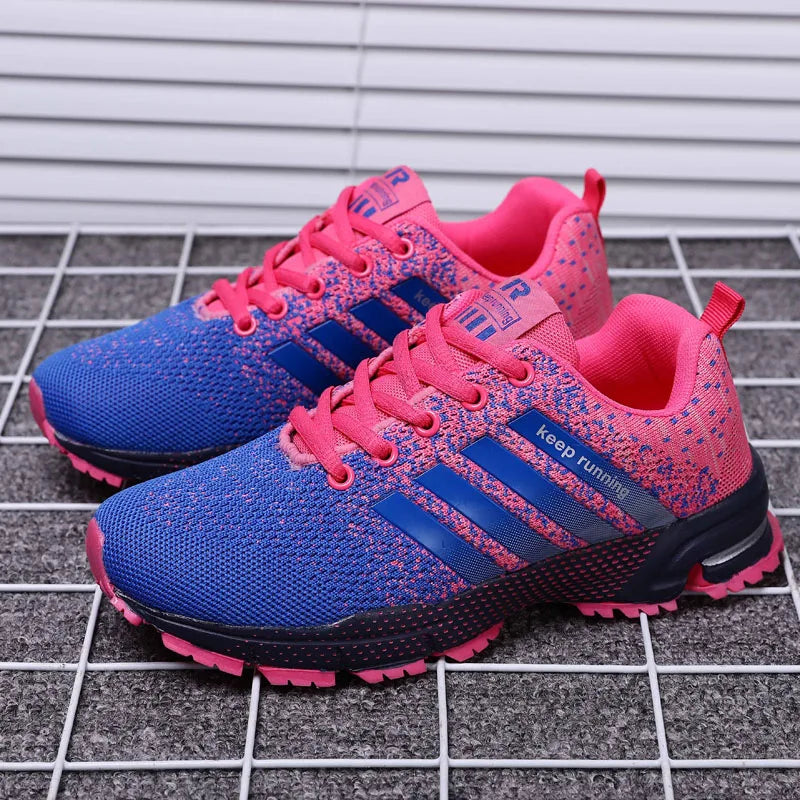 Men's Flats Fashion Casual Sneakers Walking Shoes Breathable Fitness Running Shoes