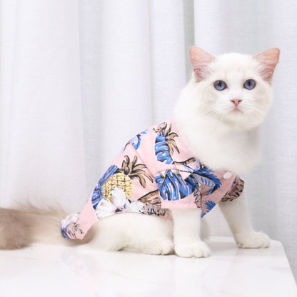 PET'S Small and medium-sized beach shirt for spring and summer season