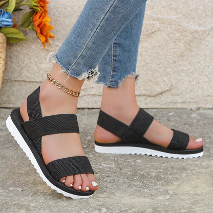 Women's fashion trend anti-slip wear comfortable flat sandals