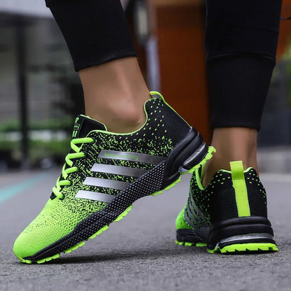 Men's Flats Fashion Casual Sneakers Walking Shoes Breathable Fitness Running Shoes