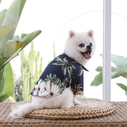 PET'S Small and medium-sized beach shirt for spring and summer season