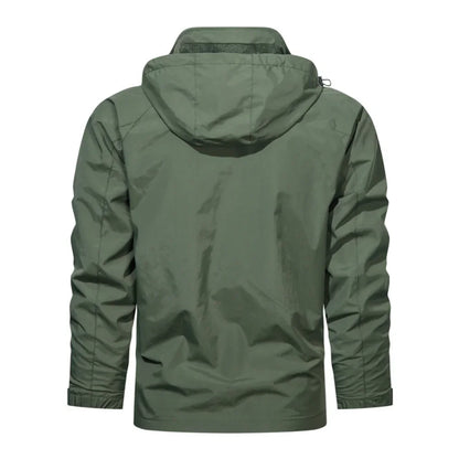 Mountaineering Hooded Windproof  Jacket Casual Coat Outdoor Large Jacket Windbreaker Jackets