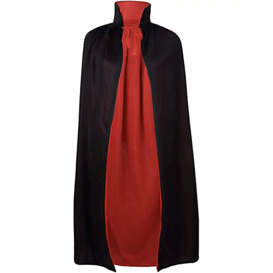 Vampire costume for kids  Stand-up Collar Cape Black / Red Vampire Capes Cosplay Halloween event