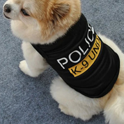 POLICE K-9 UNIT VEST IN VARIANT COLOR FOR PETS