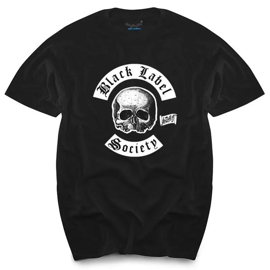 CUSTOMIZED BLACK LABEL SOCIETY 1 T-SHIRT Punk BLACK FRUIT OF THE LOOM DTG men's top tees cotton tee-shirt men summer style