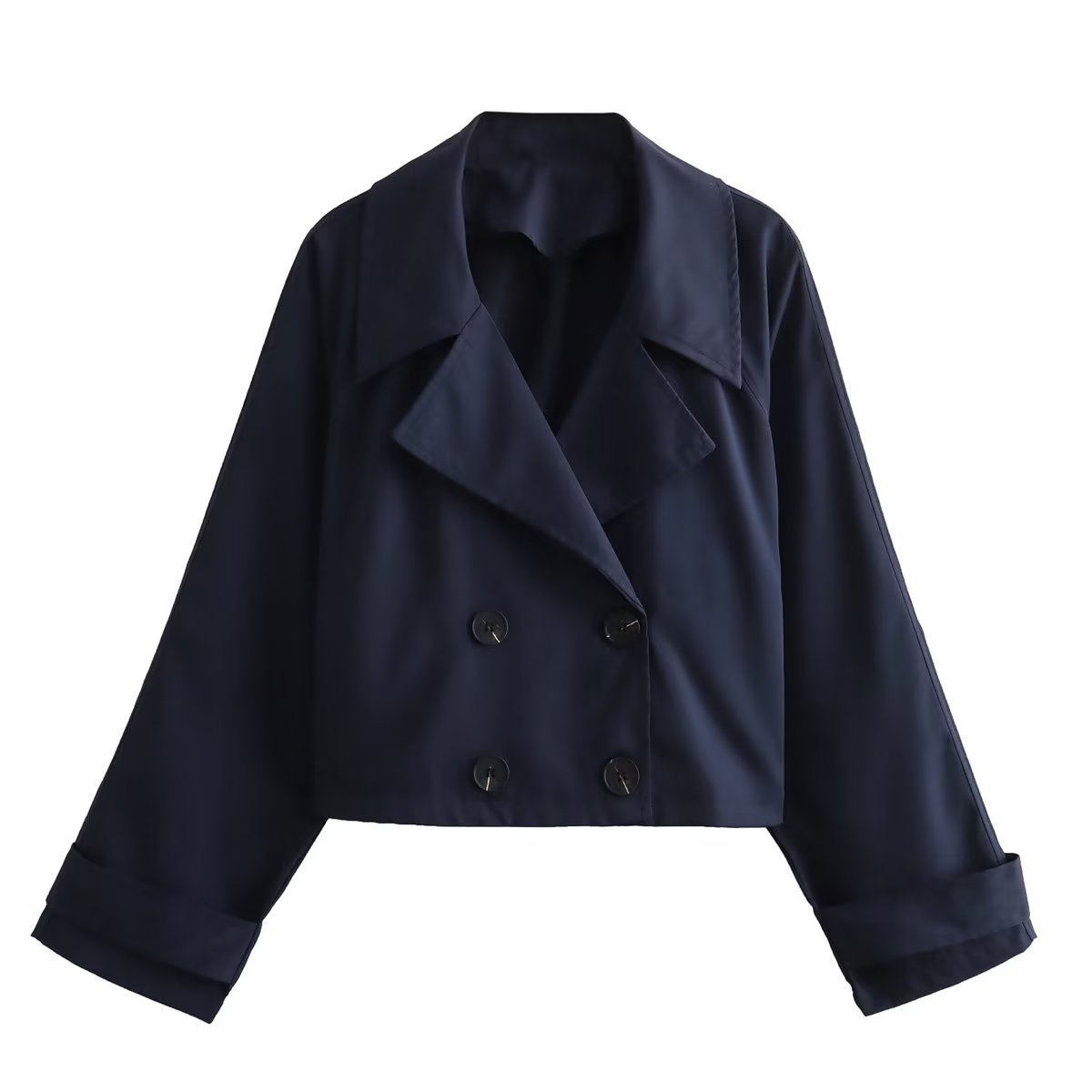 Women's European And American Style Trench Coat Short Jacket